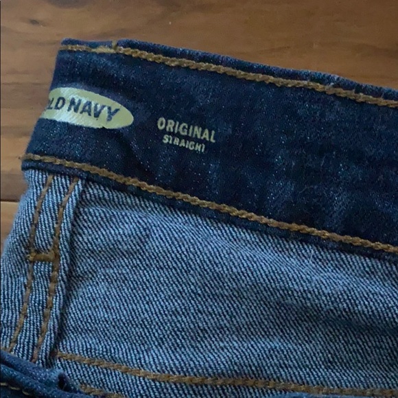 Old Navy original straight jeans dark wash 10short - Picture 2 of 3
